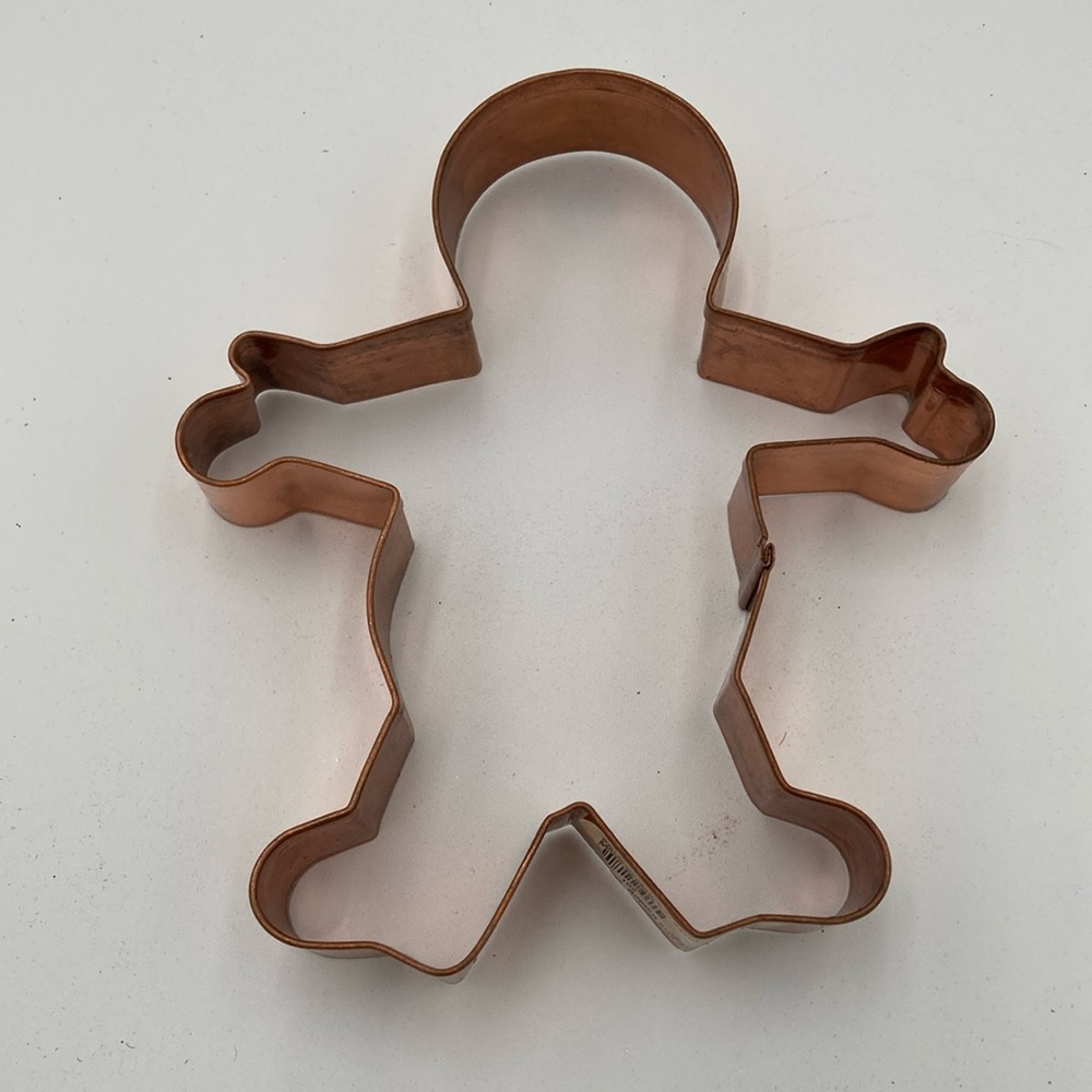 Williams Sonoma Copper Gingerbread Man Cookie Cutter